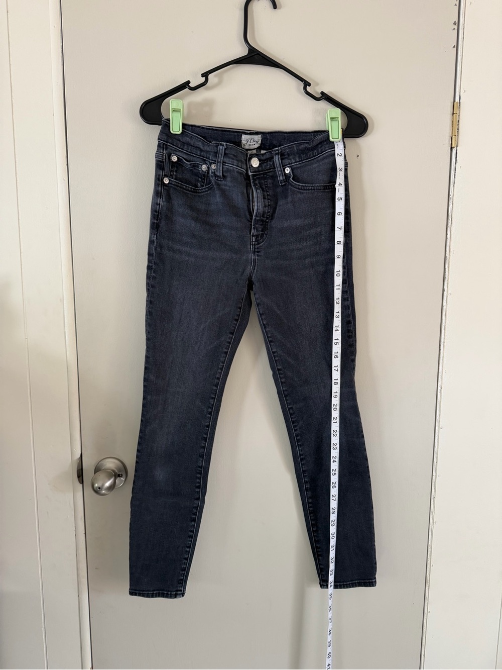 J. Crew Dark Grey Skinny Jeans